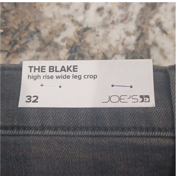 JOE'S JEANS THE BLAKE HIGH RISE WIDE LEG CROP $188 - Picture 6 of 8